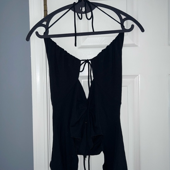 I.AM.GIA Black Flowy Top (not sold anymore) - Picture 2 of 4